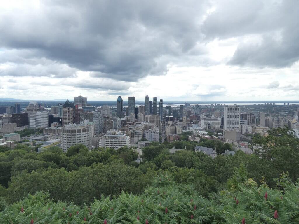 Het uitzicht vanaf de Mont Royal