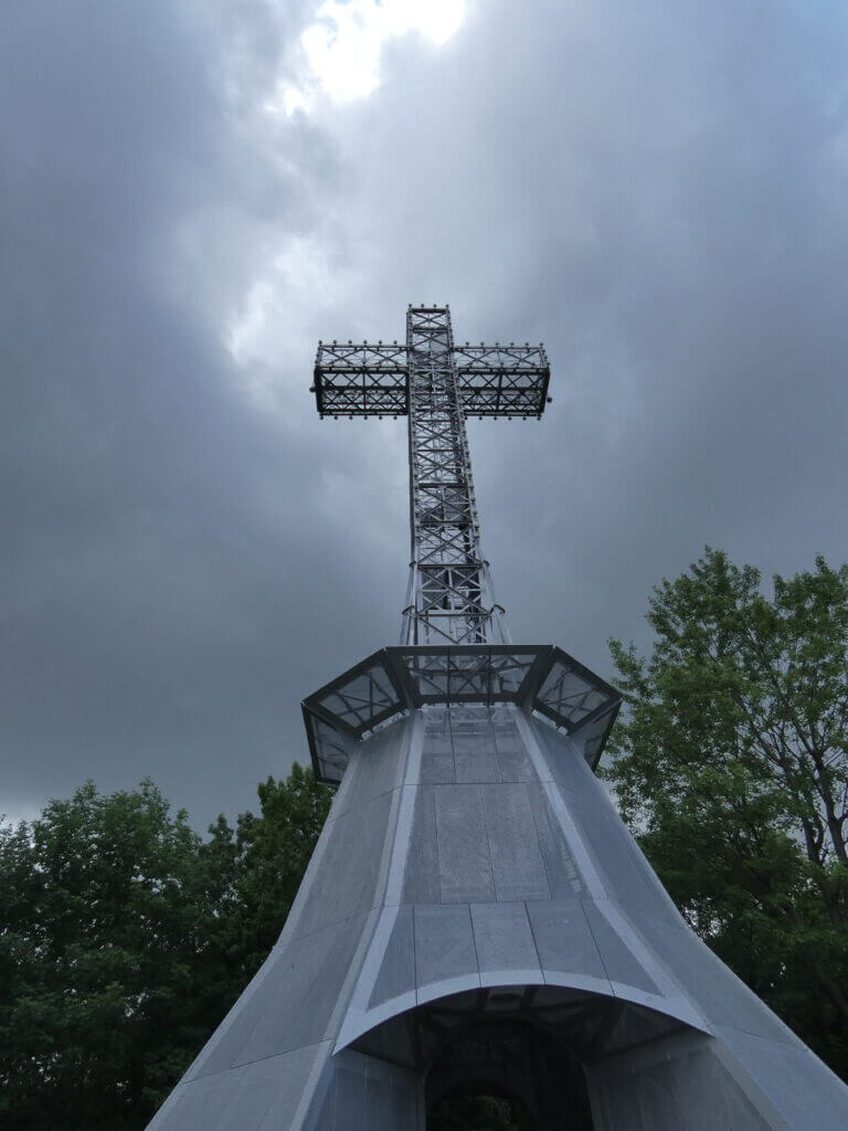 Het kruis op de Mont Royal