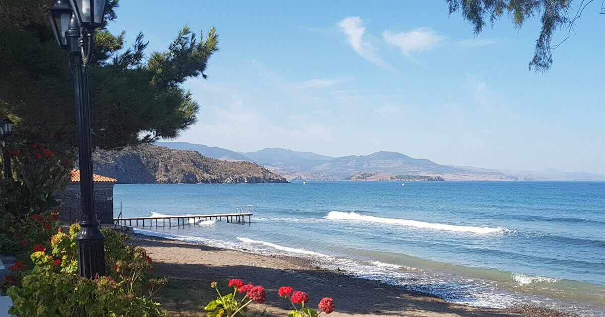 Lesbos: Natuur, zee & niet te fietsen