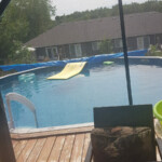 Het heerlijke opgezette zwembad